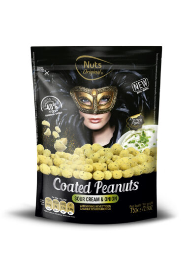 ξηροί καρποί με επικάλυψη sour cream