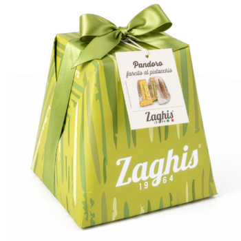 zaghis pandoro με κρέμα φιστικιου